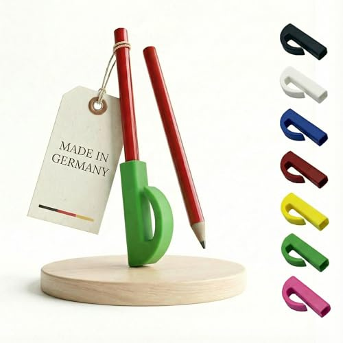 R-Satz Shop Zimmermannsstift Halterung inkl. 2 Bleistifte - Halter passend für Handwerker Velux Stift (Grün)