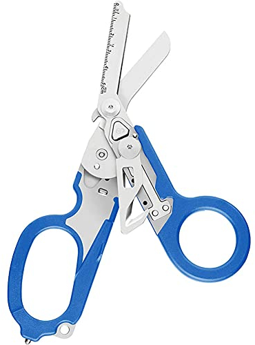 ATAAY Cesoie di Emergenza a Risposta con taglierina a Cinghia e Strumenti Multifunzione rompi-Vetro per Fondina da Esterno