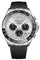 Stuhrling Aquamaster Quarz-Chronograph, silbernes Zifferblatt, verschraubte Krone, leuchtende Zeiger, Keramiklünette, schwarzes Gummiband für Herren, 42 mm Gehäuse, Datum, wasserdicht