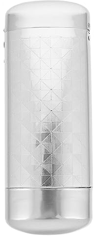 LIFKOME Aluminium Brillenetui Hartschale für Brillen, Silber