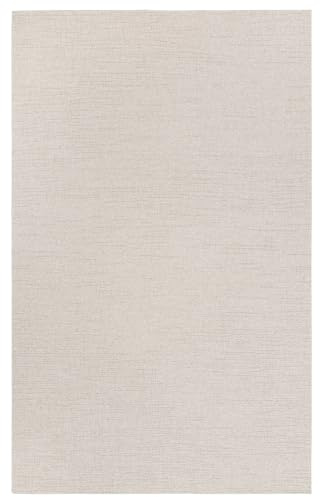 TESSO LIVING In- & Outdoor Teppich – 200 x 280 cm Creme – Wetterfest & rutschfest, UV-beständiger Kurzflorteppich – Ideal für Balkon, Terrasse, Küche & Camping