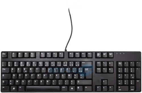 SIMPLETEK - Tastiera L30U 0N249F Layout Francese AZERTY | USB Cablatа Slim per PC | Design Elegante con Filo (Ricondizionato)