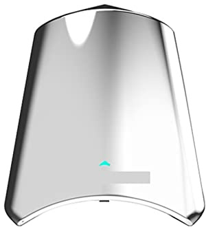 Asciugamani elettrico, Asciugamani automatico Specchio in acciaio inossidabile Caldo e freddo Regola l'asciugatrice a 80 m/s Asciugamani con sensore di induzione intelligente,Forte flusso d'aria