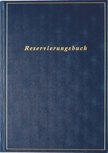 rido/idé Reservierungsbuch 2026 | A4, Kunststoff, dunkelblau