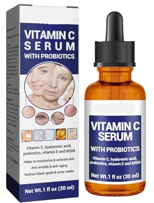 Sérum Visage Anti-âge À La Vitamine C: Atténue Les Taches, L’acné Et Les Ridules, Illumine Et Unifie Le Teint, Hydrate Et Absorbe Rapidement.(2PCs)