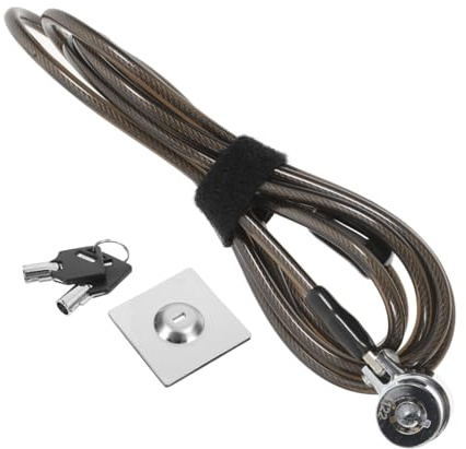 SEWACC Câble de Sécurité Renforcé avec Verrou pour Ordinateur Portable Portable pour Bureau et Résistance Coupure