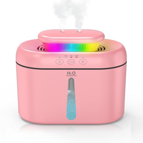 Umidificatore ambiente 2L ultrasuoni nebbia fredda 28dB silenzioso bambini | Umidificatore Ultrasuoni a Nebbia Fredda, richiede un collegamento alla rete elettrica per il funzionamento