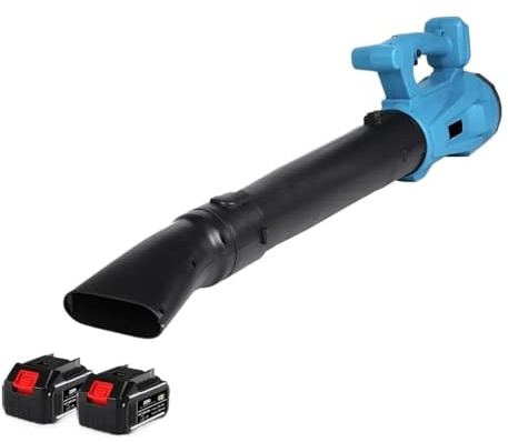 Attrezzo Da Giardino For Spazzatrice For La Pulizia Del Raccoglitore Di Foglie Polvere, Spazzaneve Senza Fili, For Batteria 18 V Molto Potente, Uno Strumento, Infiniti Usi(Two battery)