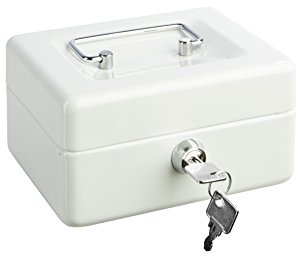 Alco 840 caja de caudales de caja fuerte de 11 x 15 cm, color Blanco