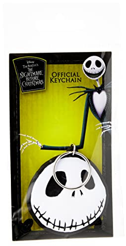 Disney, RK38856C Porte-clés Jack en caoutchouc Multicolore 4,5 x 6 cm