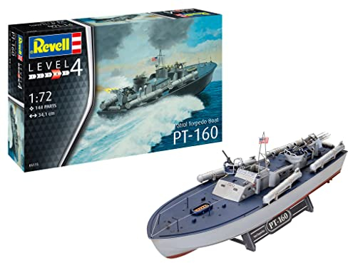 Revell 05175 Patrol Torpedo Boat PT-160 1:72 Scale Unbuilt/Unpainted Plastic Model Kit