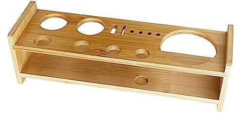 Kits de Camarero Soporte Cóctel Juego de coctelería Soporte de Madera Práctico portabotellas Soporte de Mesa for Bar Soporte de coctelera for Bodas / 1075