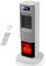 Electric Heater Energy Efficient – Heaters for Home Low Energy – Heater Fan with Fireplace Display – Portable Oscillating Tower Fan Heater – White Heater Fan with Tip-Over Safety Setting – by Nuovva