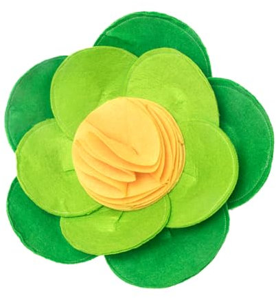 FRCOLOR Blumenförmige Pet Sniff Pad Futtermatte Für Hunde Um Langsames Fressen Zu Fördern Anti-Schlucken Stressreduzierend Umweltfreundlich Und Leicht Zu Reinigen Als Trainings Beschäftigu