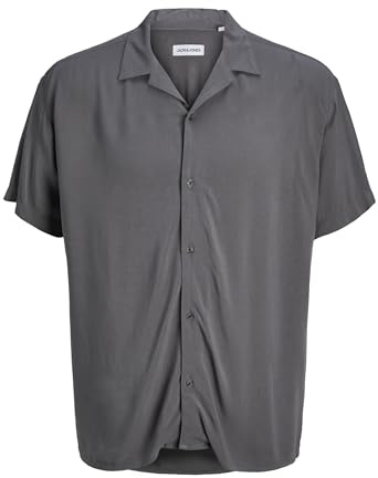 JACK & JONES Chemise décontractée pour Homme, Gris, XXL
