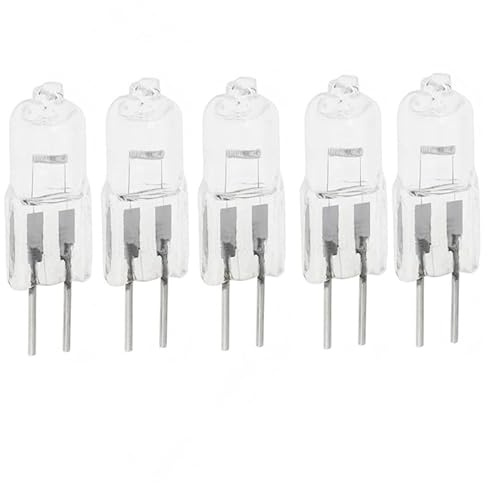 UGEFKMQ Halogenlampen G4 50W 12V Halogenglühbirne G4 12V 5W 10W 20W 35W 50W Leuchtmittel Warmweiß Dimmbar,20W,5PC