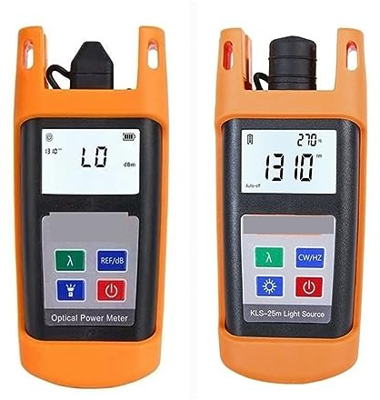 Misuratore di potenza in fibra ottica Sorgente luminosa in fibra ottica KLS-25M, misuratore di potenza ottica 1310 / 1550nm Tester for cavi in ​​​​fibra ottica OLS OPM(2 in 1)