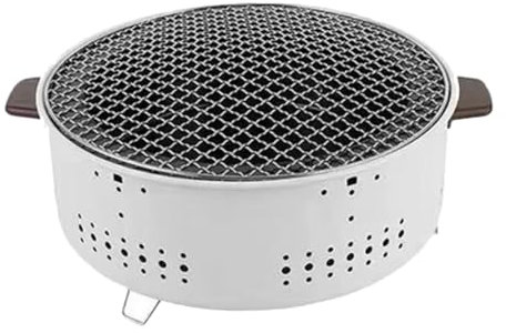 FUNOMOCYA Portabler Holzkohlegrill Für Camping Abnehmbarer Tischgrill Für Bbq Vielseitig Einsetzbar Für Outdoor-aktivitäten Mit Stabiler Metallkonstruktion