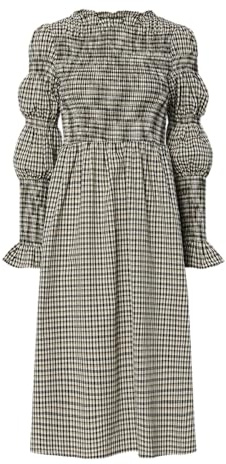 Y.A.S Yaschemma Ls Smock Midiklänning Noos, Äggnog, M