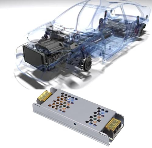 Annadue Módulo de Filtro EMI de 4 Etapas - Filtro de Interferencia Electromagnética de Aleación de Aluminio para Amplificadores, Placa de Supresión de Ruido de (Máquina terminada 6A)
