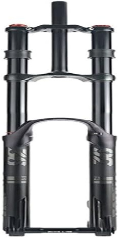 Forcella Ammortizzata For Mountain Bike DH Downhill 26 27,5 29 Pollici, Escursione 160 Mm, Forcella Ad Aria MTB, Regolazione Del Ritorno, Forcella Anteriore For Bicicletta(Black,29'')