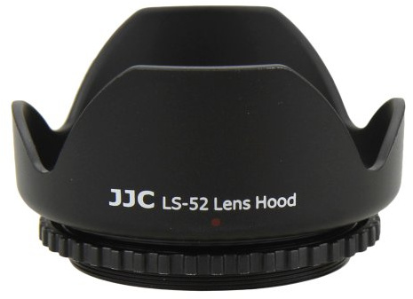 JJC 3in1 Gegenlichtblende Streulichtblende Gummi für 52mm Gewinde faltbar