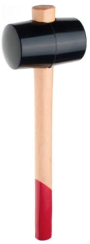 Ruthe 3009060119 Gummihammer mit Eschenstiel, Größe 4