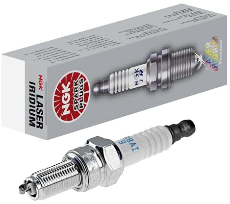 NGK Zündkerze MR8BI-8, 91360 | Laser Iridium | 1 Stück | 91360 / MR8BI-8, Zündkerze
