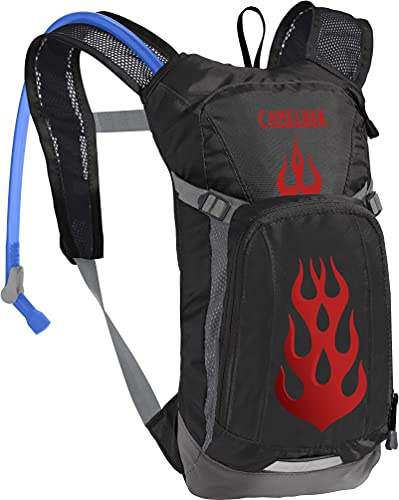 Camelbak Mini M.U.L.E. Hydration Pack - Black/Flames, N/A