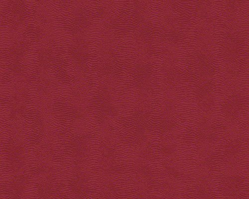 Versace Home 93570-4 Papier peint intissé Rouge uni