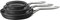 ZWILLING J.A. Henckels Motion 3-teiliges Aluminium-Antihaft-Pfannen-Set, 20,3 cm, 25,4 cm und 30,5 cm, Schwarz