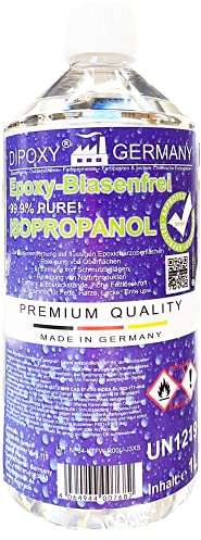 1L Isopropanol 99,9% IPA Lösungsmittel Isopropylalkohol 2-Propanol Reiniger