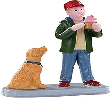 Lemax - Weihnachtsdorf - Figur: Bitte teilen