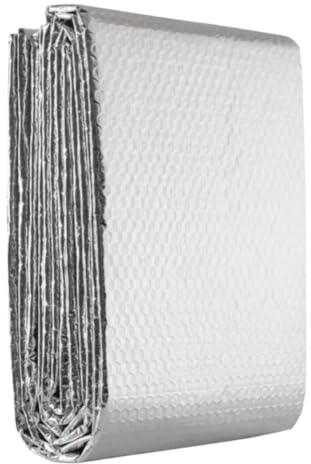 Pellicola riflettente per termosifone, pellicola isolante per termosifoni, radiatori, pavimenti e pareti, isolamento del tetto, finestre, isolamento termico, isolamento termico (120 x 30 cm)