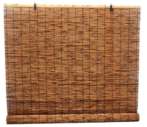 Balkon Bambus-Rollo Sonnenschutz & Atmungsaktiv Outdoor Sichtschutz Bambus Vorhang Für Fenster 90x140cm 60x130cm 120x160cm 140x190cm Benutzerdefinierte Rollo Für Terrasse