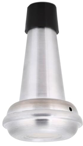 Fiorky Trompetenschalldämpfer aus Aluminiumlegierung reduziert die Lautstärke um 80–90%. Gerader Übungsdämpfer for Trompetendämpfer aus Gummi for Bühnenaufführungen und Übungszwecke