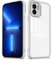 YUXING Funda para Xiaomi Redmi A2 4G / Redmi A1 4G Carcasa Transparente con Película Protectora de Lente Ultra Delgado Antichoque Bumper Slim Case - Blanco