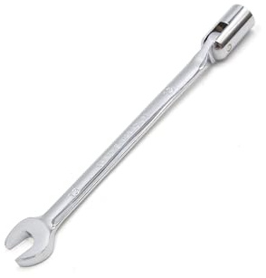 Partuto 13mm Swivel Head Combination Socket Spanner Wrench Car Repair Tool Replacement