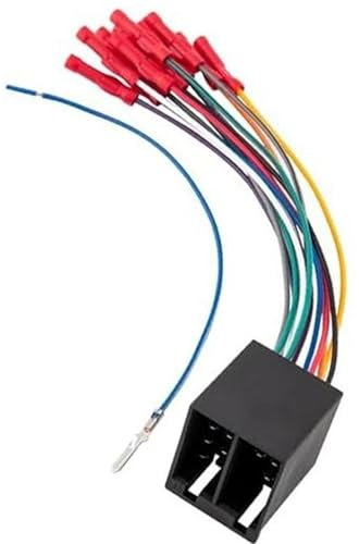 Autoradio-Adapterkabel, Pexorin Autoradio, 16-poliger ISO-Kabelbaum, for Sattelschlepper Freightliner International Peterbilt, for Volvo, Mack Kenworth, Stereoanlage einbauen, for JVC Pioneer Kenwood