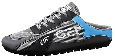 Generico Uomo Comode Leggero Scarpe,Scarpe da Ginnastica Corsa Slip on Sneakers Senza Lacci Jogging Trekking Camminata Tennis Outdoor Fitness