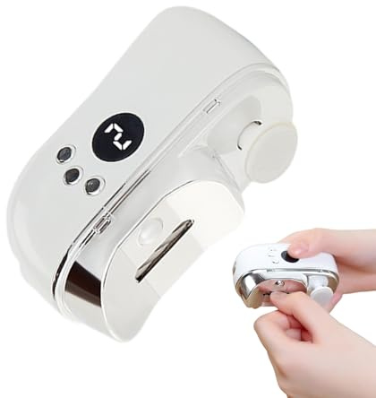 Elektrisk nagelklippare – tånagel trimningsenhet med LED- | Fingernagel trimmer, för äldre kvinnor upptagna proffs resor sovsal lägenhetssalong