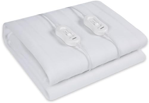Schallen Premium Comfort Electric Heated Blanket, Remote Control with 3 Heat Settings (Super King, Cosy Polyester Electric Blanket)