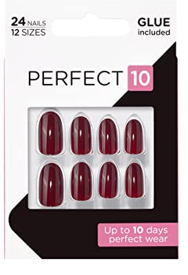 Elegant Touch Perfect 10 Garnet False Nail