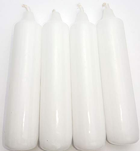 Berliner Baumkerzen 25er Pack weiß ca. 23 x 130 mm (25 x 4 Stück) Weihnachtskerzen, Christbaumkerzen, Pyramidenkerzen, Baumkerzen, Kerzen