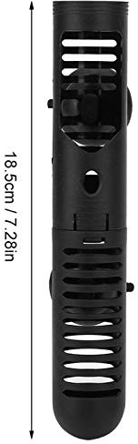 T&F 18,5cm Aquarium Heizung Guard Protector Abnehmbare Aquarium Heizstab Hülse Kunststoff Aquarium Heizung Schutzhülle Guard mit Saugnäpfen