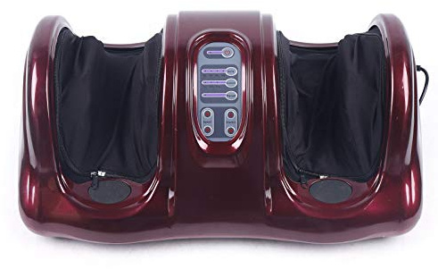 Elektrisk Shiatsu fotmassageapparat 40 W 220 V ben blodcirkulation knådning maskin med fjärrkontroll