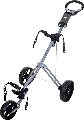 Fast Fold Force Compact Golf-Trolley mit 3 Rädern, zusammenklappbar