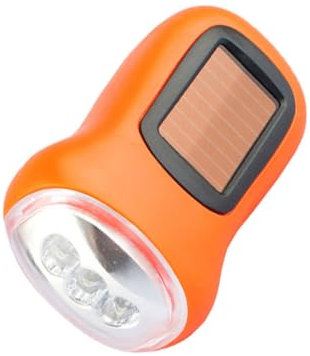 HEMOTON Solarbetriebene Led-taschenlampe Mit Handkurbel Für Camping Und Outdoor-aktivitäten Abs-material Anti-verlust-gurt Minuten Beleuchtung Nach Einer Kurbeln Tragbare Notfall-taschenla