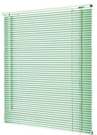 Aluminium Jalousie 25cm 45cm 70cm 90cm 115cm 120cm 160cm Horizontale Jalousien Sichtschutz, Lichtschutz, Blendschutz, Wand- Und Deckenmontage Alu-Jalousetten(Light Green)
