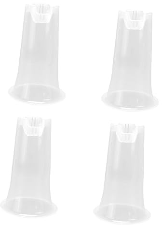 UPKOCH 4pièces Pot à Orchidée à Fentes Plastique Transparent pour Culture Orchidées pour Maison Et Extérieur